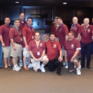 Knights of Council 14360 gather at the K of C Museum for a summer meeting (7/27/13)